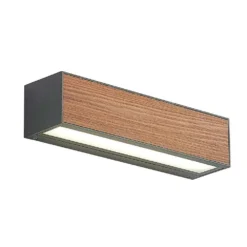 Lengo Down Aplique Exterior L25 Wood - Arcchio