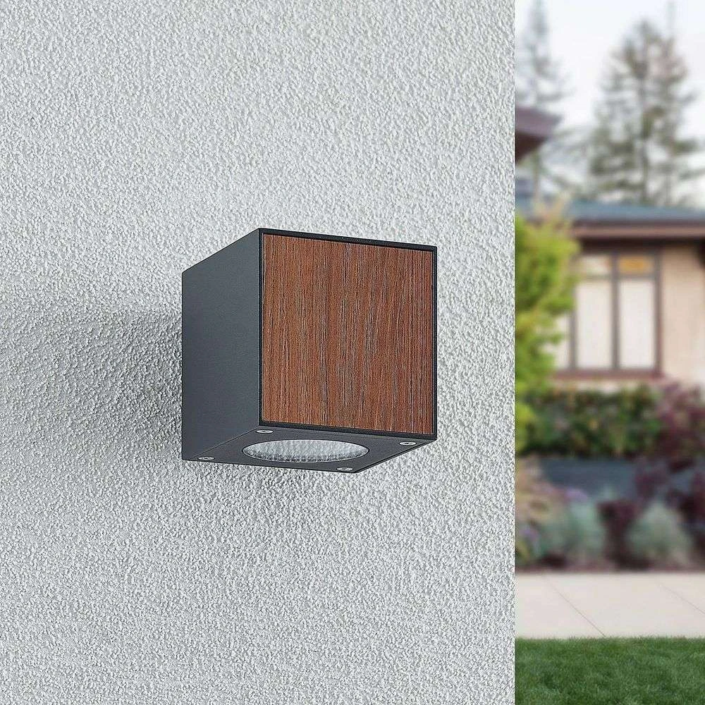 Cimala Aplique Exterior H11,5 Wood - Lucande 2 Cimala Aplique Exterior H11,5 Wood - Lucande - Imagen 2