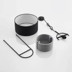 Amylee Lámpara Colgante Black/Grey - Lucande -Mejor Iluminación Tienda 4251911719888 5