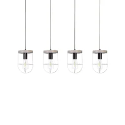 Neptuna 4 Lámpara Colgante Grey Wood/Black/Grey - Envostar