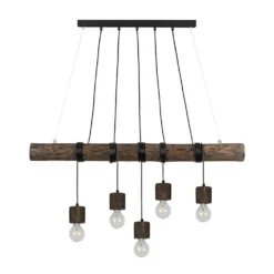 Terra 5 Lámpara Colgante Dark Wood/Wood - Envostar -Mejor Iluminación Tienda 42519117237625