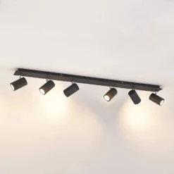 Joffrey 6 Lámpara De Techo Black - Lindby -Mejor Iluminación Tienda 4251911728590 5