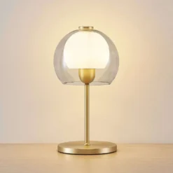 Mylah Lámpara De Sobremesa Brass - Lucande -Mejor Iluminación Tienda 4251911730210 4