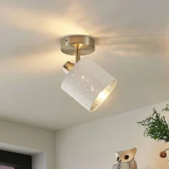 Darima 1 Lámpara De Techo White/Silver - Lindby -Mejor Iluminación Tienda 42519117311013