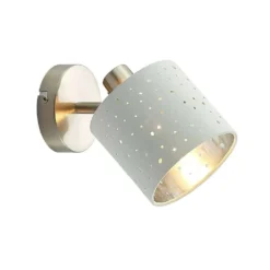 Darima 1 Lámpara De Techo White/Silver - Lindby