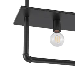 Kirista 3 Lámpara De Techo Black - Lindby -Mejor Iluminación Tienda 42519117347826