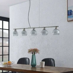 Kaiya 5 Lámpara Colgante Nickel - Lucande -Mejor Iluminación Tienda 4251911738186 3