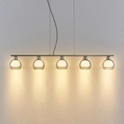 Kaiya 5 Lámpara Colgante Nickel - Lucande -Mejor Iluminación Tienda 4251911738186 5