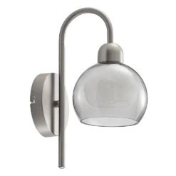 Kaiya Aplique De Pared Nickel - Lucande