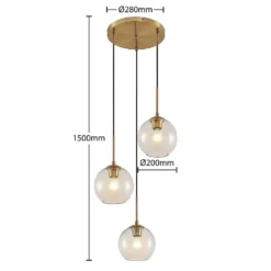 Tiruma 3 Cluster Lámpara Colgante - Lindby -Mejor Iluminación Tienda 42519117413843