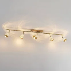 Kilio 5 Lámpara De Techo Gold - Lucande -Mejor Iluminación Tienda 42519117439685