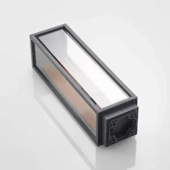 Elwin Lámpara Exterior/Jardín H50 Alu - Lucande -Mejor Iluminación Tienda 42519117444467