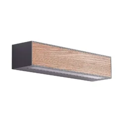 Miraz LED Aplique Exterior Dark Grey/Dark Wood - Arcchio