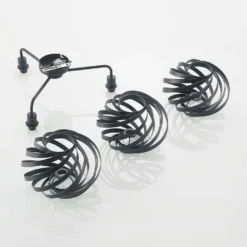 Niobano 3 Lámpara De Techo Black - Lindby -Mejor Iluminación Tienda 4251911748727 7