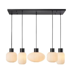 Lomeris 5 Lámpara Colgante Opal - Lucande -Mejor Iluminación Tienda 4251911752977 3