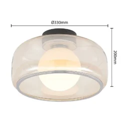 Tellima LED Lámpara De Techo Smoke - Lucande -Mejor Iluminación Tienda 4251911754377 4