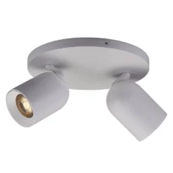 Brinja 2 Lámpara De Techo Short Round White - Arcchio