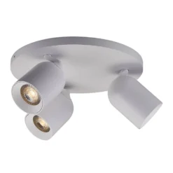 Brinja 3 Lámpara De Techo Short Round White - Arcchio