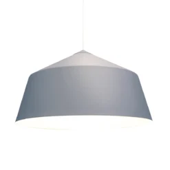 Piccadilly 56 Lámpara Colgante Gris Gris Mate/Blanco - Innermost