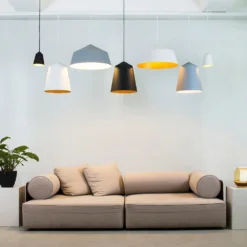 Piccadilly 56 Lámpara Colgante Gris Gris Mate/Blanco - Innermost -Mejor Iluminación Tienda 5060481940535 circus 56 pendel grey matt greywhite innermost4