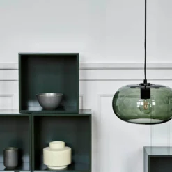 Kobe Lámpara Colgante Verde/Negro - Frandsen -Mejor Iluminación Tienda 570241029414120kobe20pendel20grc3b8nsort20 20frandsen20 3
