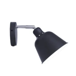 Carpenter Aplique De Pared Ø15 Piano Black - Halo Design