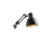 Archi W1 Aplique De Pared Negro Mate/Oro - Nordic Living