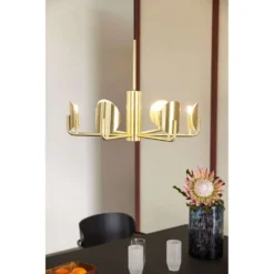 Lámpara Colgante Ø54 Brass - Hübsch -Mejor Iluminación Tienda 57127721174084