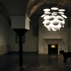 Discoco Lámpara Colgante Ø68 Blanco - Marset -Mejor Iluminación Tienda 5712802101124 Discoco Pendel 68 Hvid 3