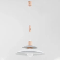 Willow Lámpara Colgante Wood/White/Grey - Envostar -Mejor Iluminación Tienda 59004586091293