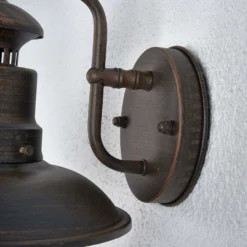 Eddie Aplique De Pared Exterior Rust - Lindby -Mejor Iluminación Tienda 62911057042814