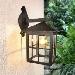 Ida Aplique De Pared Exterior Rust - Lindby -Mejor Iluminación Tienda 62911057052886