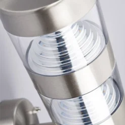 Lanea Aplique De Pared Exterior Steel - Lindby -Mejor Iluminación Tienda 62911065504366