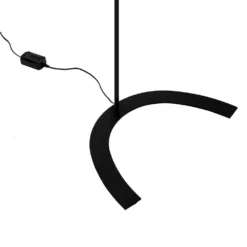 Danua Lámpara De Pie Black - Lindby -Mejor Iluminación Tienda 62911065565824