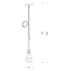 Johnny B. Good Lámpara Colgante - Ingo Maurer -Mejor Iluminación Tienda 8200900082130johnny20b.20good20version2012017020cm20 20ingo20maurer 4