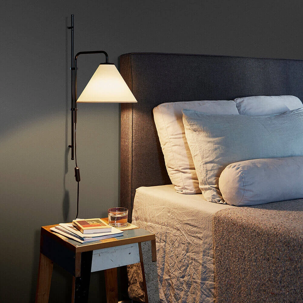 Funiculi Fabric Aplique De Pared Negro/Blanco - Marset 2 Funiculi Fabric Aplique De Pared Negro/Blanco - Marset - Imagen 2