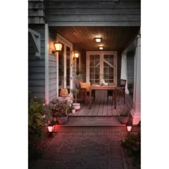 Econic Lámpara Jardín Exterior Low White/Color Amb. - Philips Hue -Mejor Iluminación Tienda 8718696170595 econic hue bedlampe low philips hue5